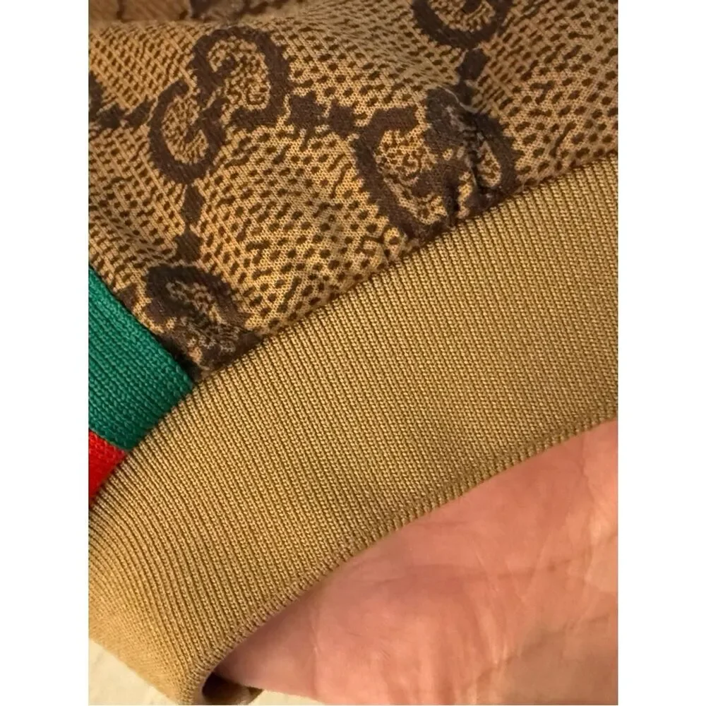 Preloved Gucci Brown Monogram Track Pants size xl